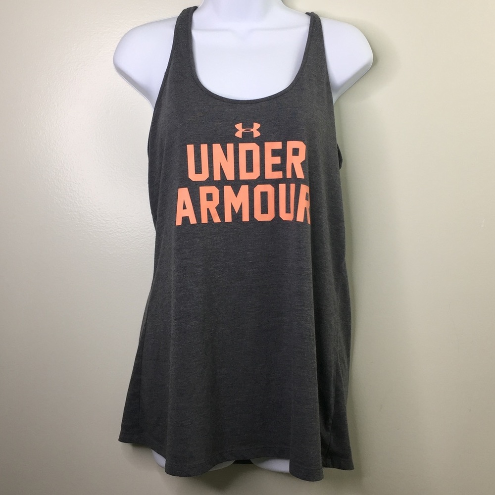 Gray Under Armour Tank Top | size large